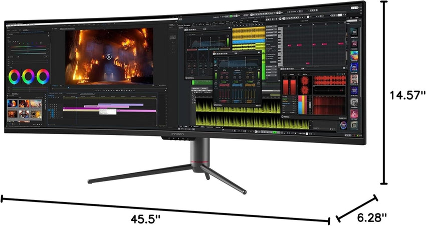 INNOCN 49" Curved Gaming Monitor, 144Hz, HDR400, USB-C, 49C1G