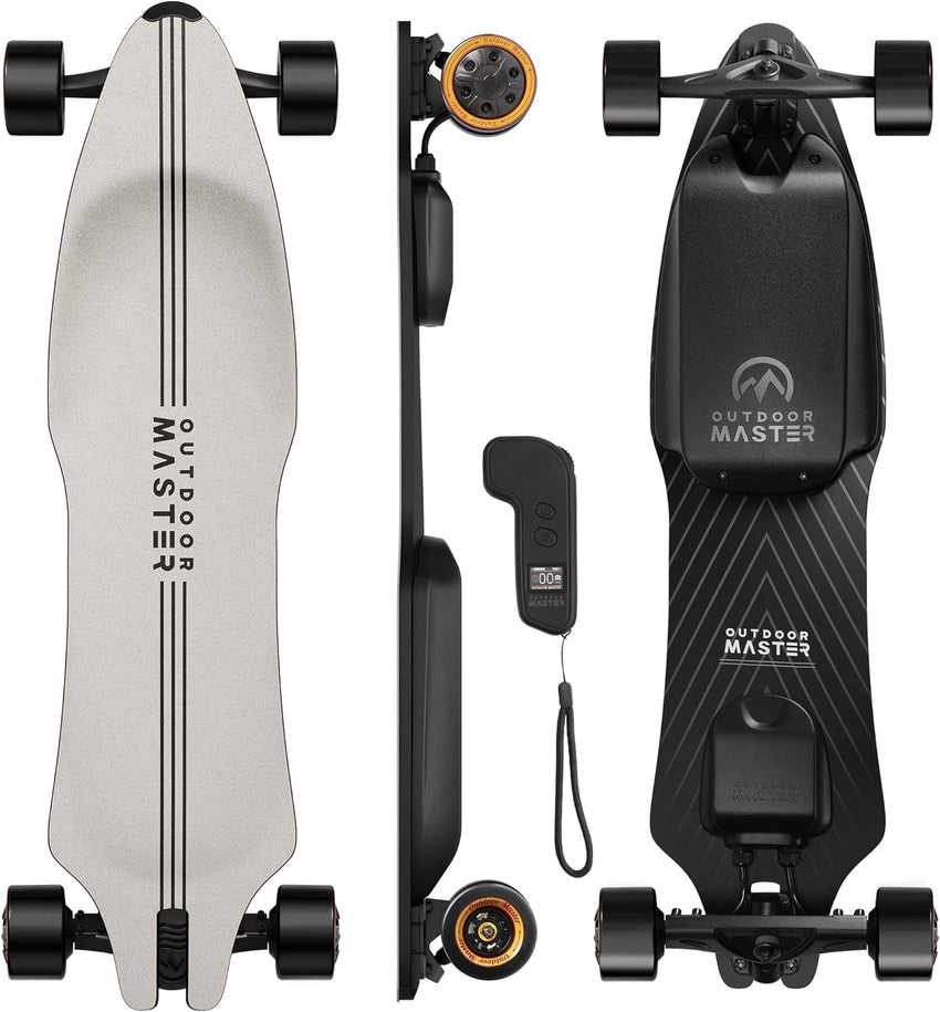 Caribou Electric Skateboard 32 MPH, 26 Mile Range, Dual 1000W Motors, Longboard for Adults & Teens, 6-Month Warranty