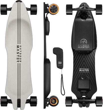 Caribou Electric Skateboard 32 MPH, 26 Mile Range, Dual 1000W Motors, Longboard for Adults & Teens, 6-Month Warranty