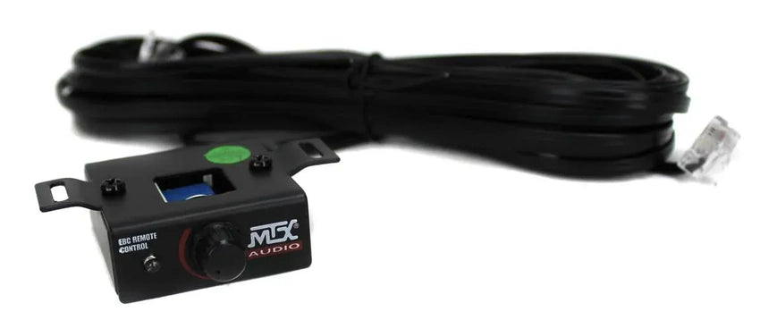 MTX 12" Dual Loaded Car Subwoofer w/Sub Box, Amplifier, & QPower Wiring Kit