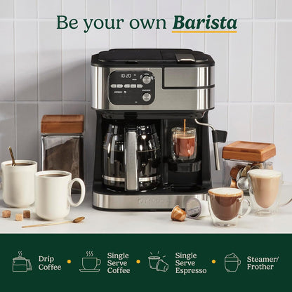 Coffeemaker 4-In-1 Coffee Center Barista Machine