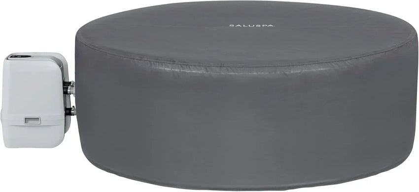 Inflatable Hot Tub Spa (71" x 26") | Portable Hot Tub with 2 Covers (1 Energy-Efficient Thermal Cover and 1 Standard Cover) | Fits Up to 2-4 Persons | Black