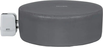 Inflatable Hot Tub Spa (71" x 26") | Portable Hot Tub with 2 Covers (1 Energy-Efficient Thermal Cover and 1 Standard Cover) | Fits Up to 2-4 Persons | Black