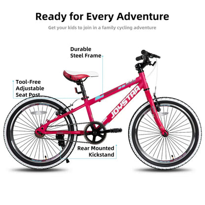 JOYSTAR Lubbock 20" 24" Kids Mountain Bike Single Speed Bicycle