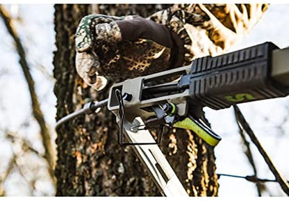 Summit Viper SD Climbing Treestand Lightweight Aluminum, Foam Padded Seat, 300 lbs Capacity, Includes Safety Harness