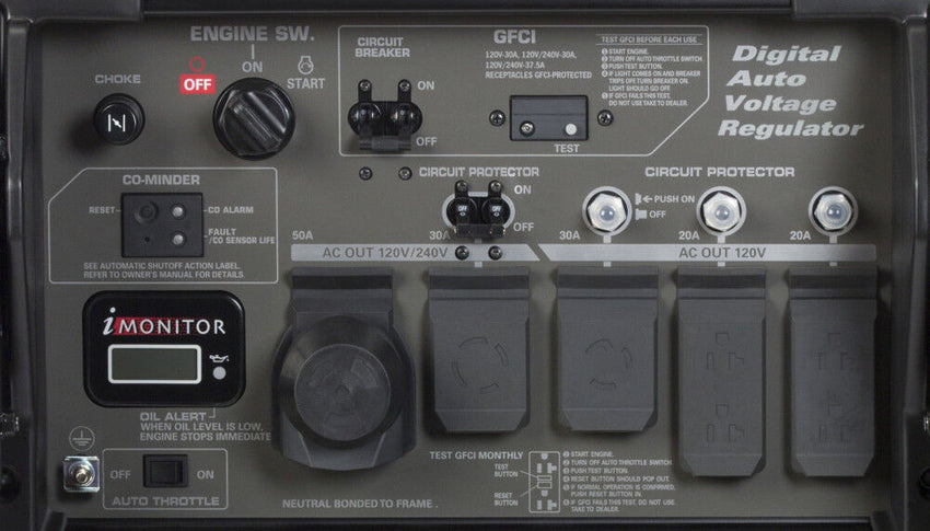 Honda EB10000 10000Watt Industrial Generator with CO-MINDER Sensor EB10000G from Honda