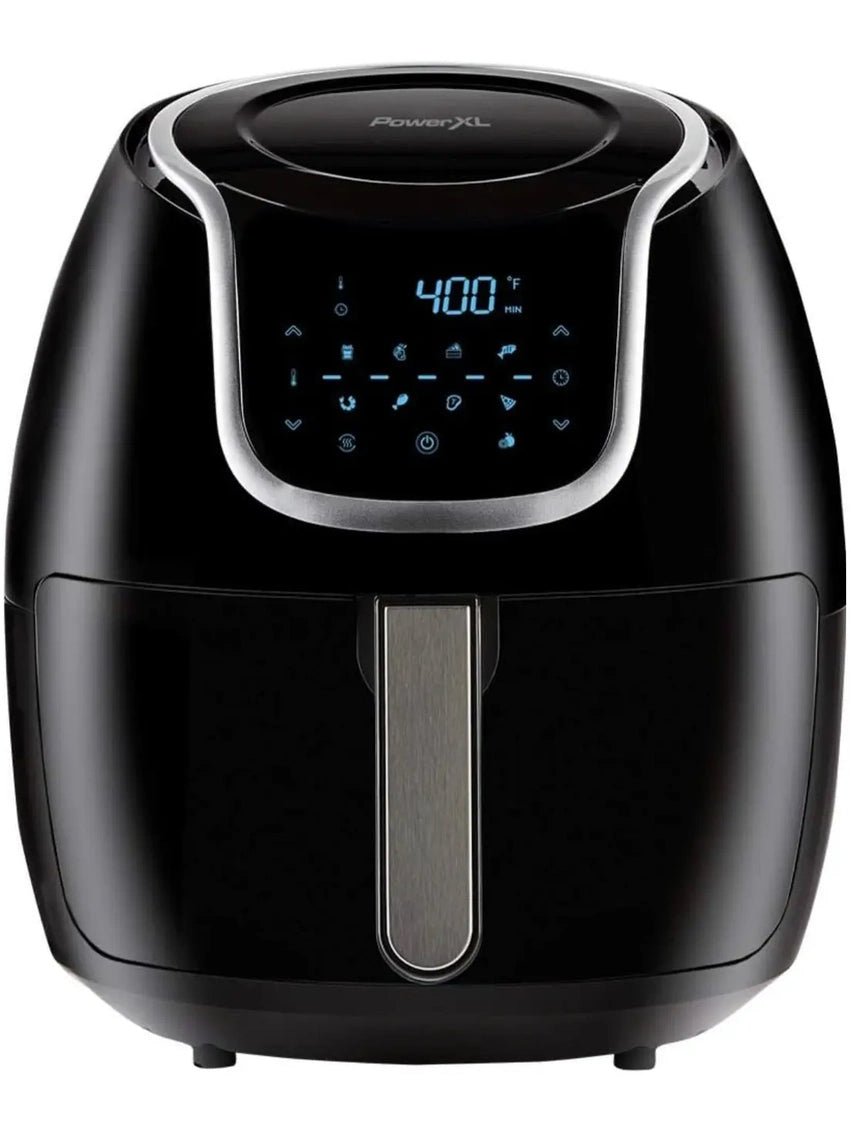 PowerXL Air Fryer Vortex Multi-Cooker, Roast/Bake/Dehydrate/Reheat, Non-Stick Basket, Includes Cookbook